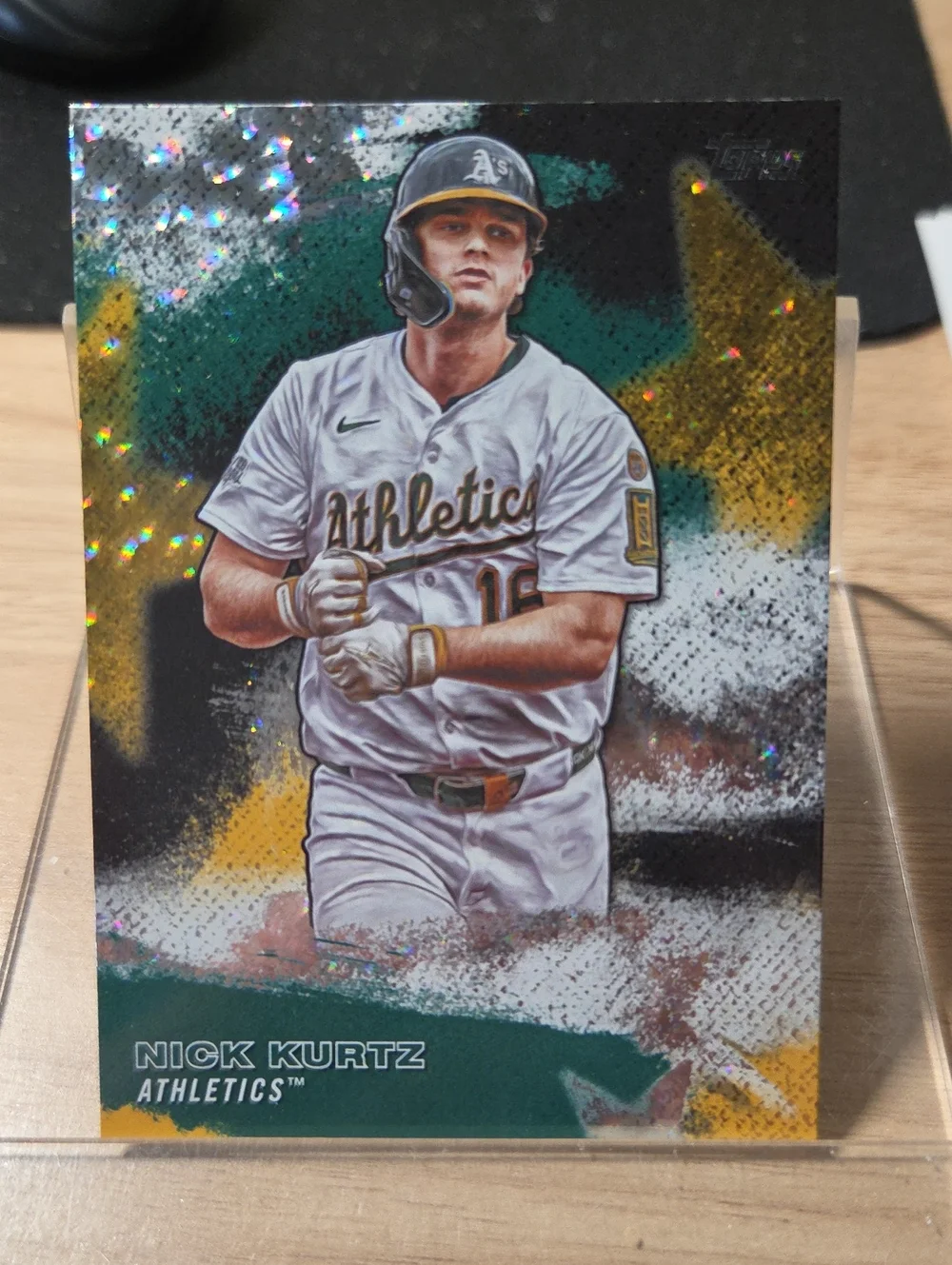 Topps 2026 Nick Kurtz Athletics Stars Of The MLB Crackle Foil